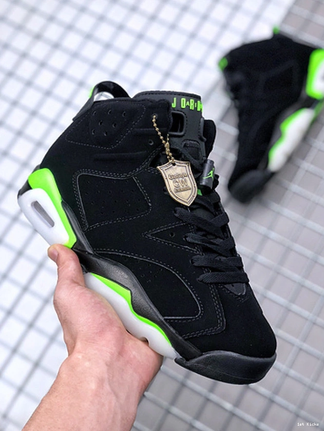 1st Kicks Shoes 003 6 Green' Jordan CT8529 Air Retro 'Electric 0718
